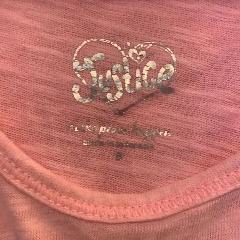 Justice Heart Hooded Long Sleeve